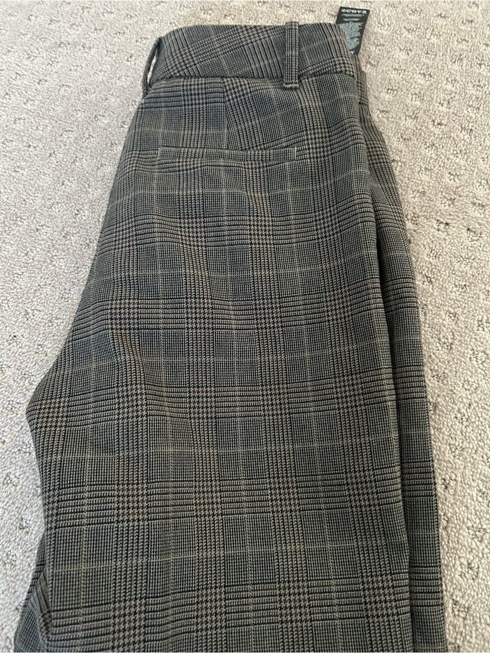 Aritzia effortless plaid pants size 2